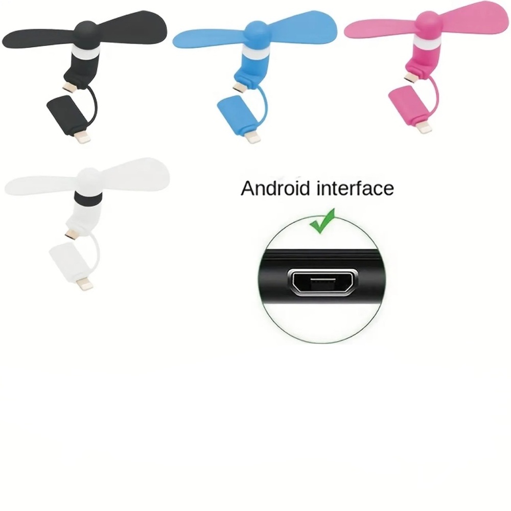 Mini Phone Fan For IPhone/Android Phone, Summer Accessory - Picture 3 of 4